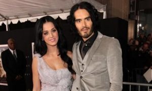 Katy Perry Accompanies Russell Brand to 'The Tempest' Premiere