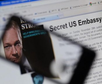 Julian Assange the founder of the website WikiLeaks was arrested Tuesday morning in London where he showed up for a scheduled appointment with the police. (Thomas Coex/Getty Images)