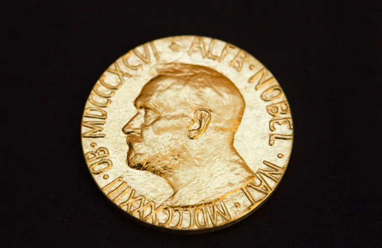 The front of the Nobel Peace Prize award medal (file photo). The awarding of the European Union with the 2012 Nobel Peace Prize has been met with skepticism, but it’s not the first time the choice for the prize has been controversial. (Berit Roald/AFP/Getty Images)