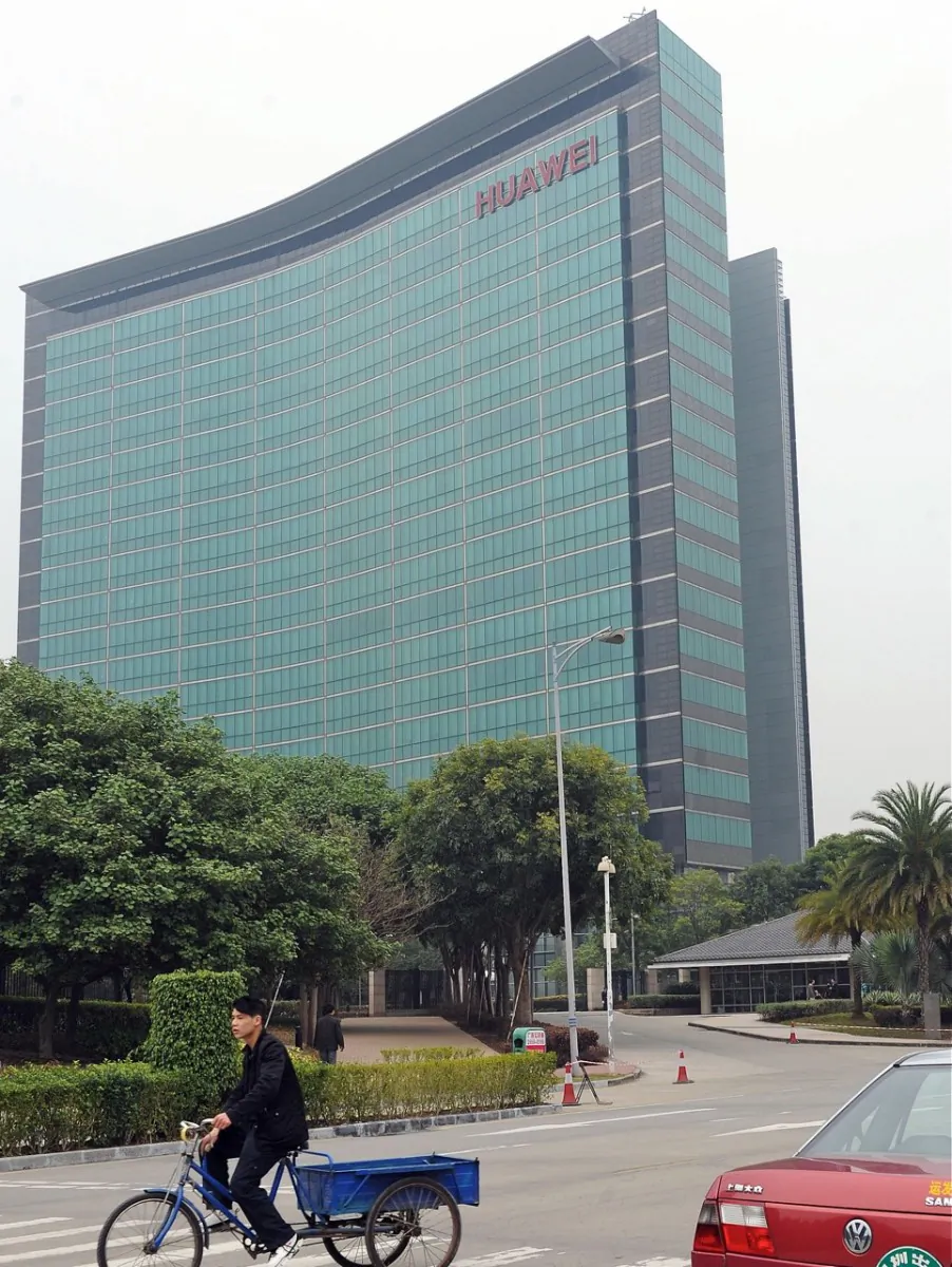 The head office of Chinese telecom giant Huawei in Shenzhen, on Feb. 21, 2011. (STR/AFP/Getty Images)