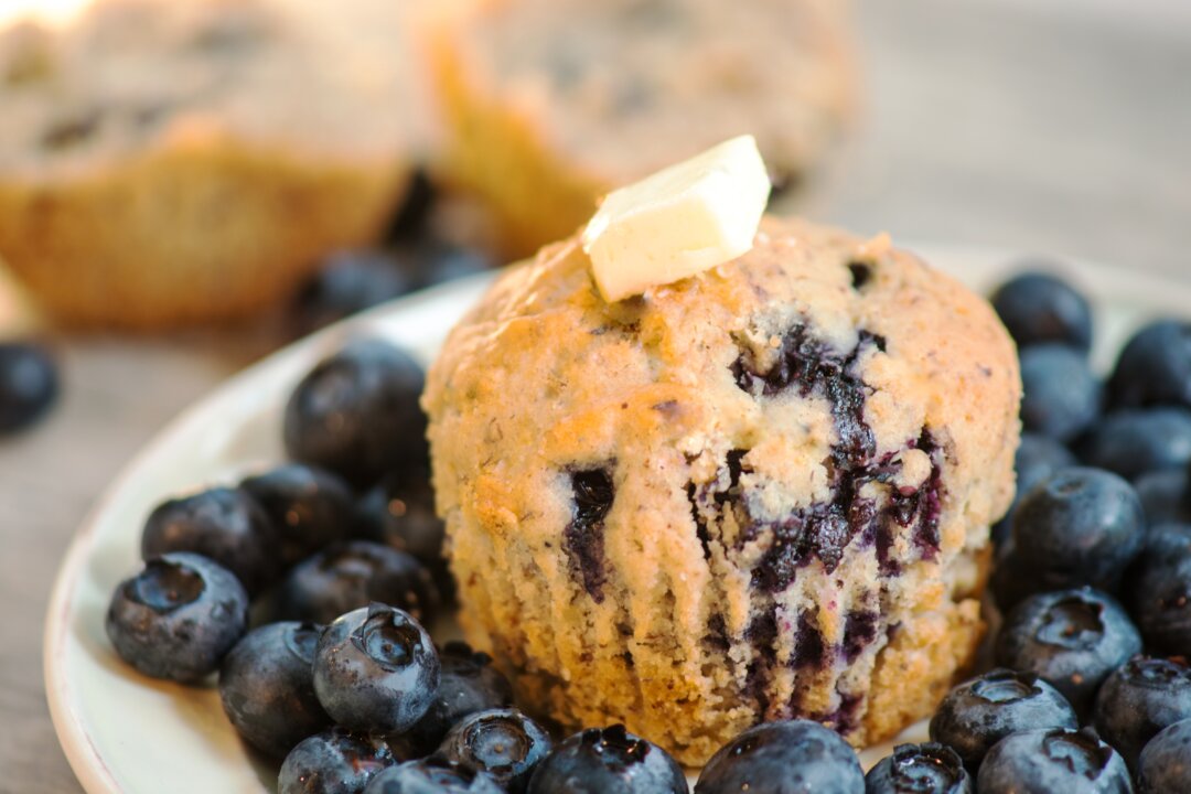 With a little patience and practice your gluten-free goodies, as as these blueberry hazelnut muffins will be as good or better than their glutinous counterparts. (Cat Rooney/Epoch Times)