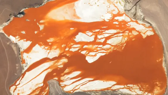 Astronaut Captures Image of Bizarre Lake in Bolivia From Space (Video)