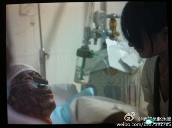 Duan, a peddler, beaten for a chivalrous assist in Kunming, China. (Posted to Weibo.com)