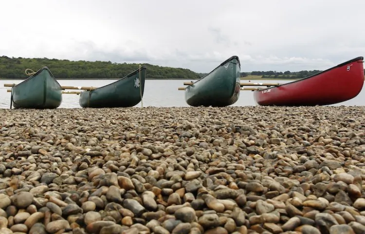 Boats are pictured on the edge of the depleted Bewl Water reservoir, in Kent, last summer. With low levels of rain persisting through autumn and winter the water table has continued to fall, and is now as low in many regions as it was during the drought of 1976. (Ian Kington/AFP/Getty Images)