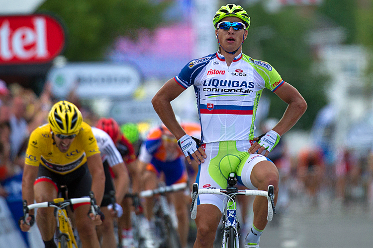 Peter Sagan Beats Fabian Cancellara to Win Stage One of 2012 Tour de France