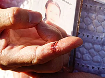 NTDTV Reporter Attacked at Fukien American Association
