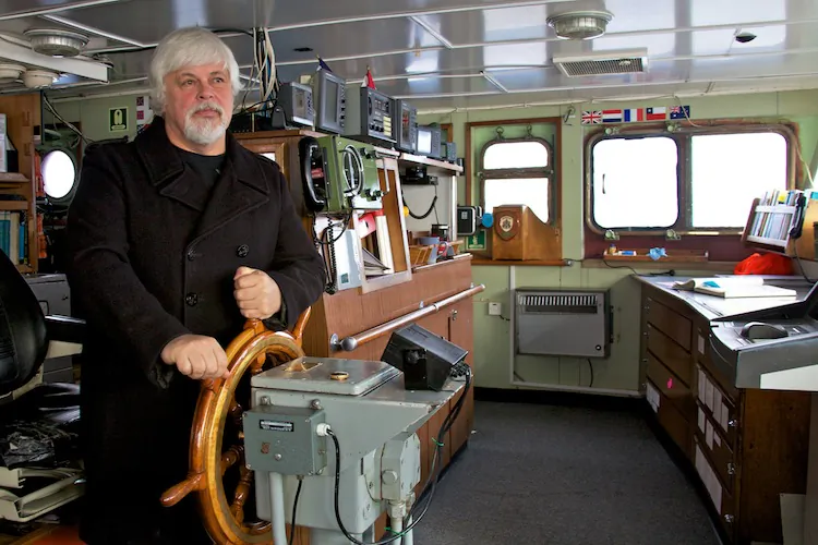 Captain Paul Watson, head of Sea Shepherd Conservation Society. (Barbara Veiga/Sea Shepherd)