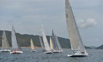 Yachting: Hebe Hosts Port Shelter Regatta in Light Conditions