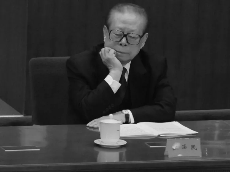 Jiang Zemin at the Great Hall of the People on Oct. 9, 2011, in Beijing, China. (Minoru Iwasaki/Getty Images)