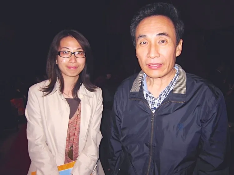 Liu Rong-Yi, dean of the College of Humanities and Arts, National Chiayi University, says Shen Yun purifies human hearts and beautifies human lives with artistic form. (Zheng Shunli/The Epoch Times)
