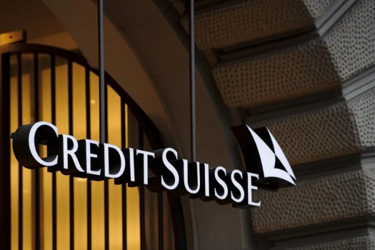 The logo of the Swiss banking giant Credit Suisse in Zurich, Switzerland.(Fabrice Coffrini/AFP/Getty Images)