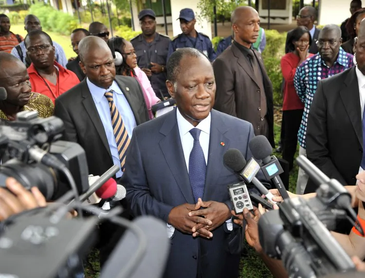 Alassane Ouattara, president of Ivory Coast. (Sia Kambou/AFP/Getty Images)
