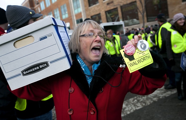 Signatures Filed to Recall Wisconsin Governor