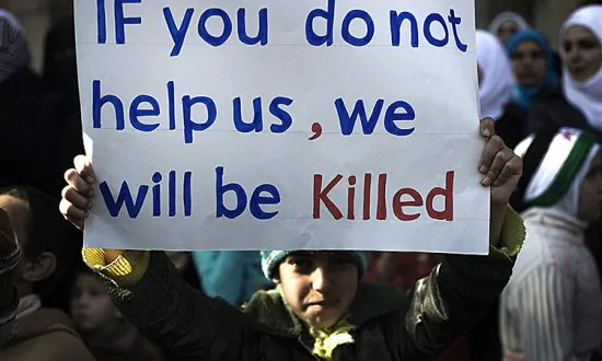 Unrelenting Shelling Leaves at Least 100 Dead in Syria