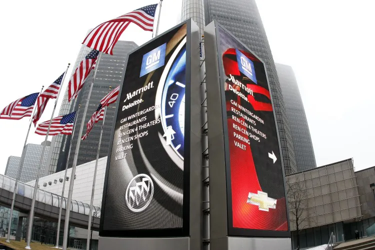 The General Motors world headquarters is shown February 16, 2012 in Detroit, Michigan. Today GM announced it recorded its highest profit in its history, a record $7.6 billion for 2011. (Bill Pugliano/Getty Images)