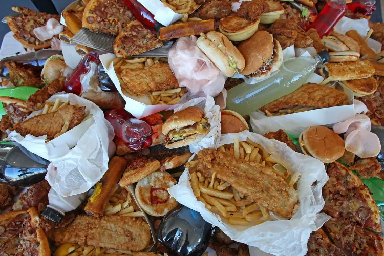 Food like the items on this table will no longer be advertised to children in Canada if a bill that just passed in the House of Commons is subsequently passed in the Senate. (Scott Barbour/Getty Images)