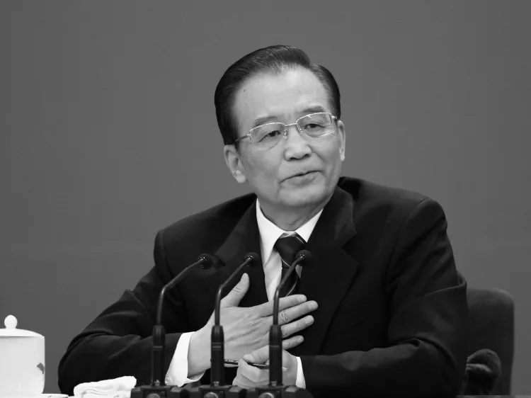 Wen Jiabao, China's premier, speaks during a news conference on March 14, in Beijing. (Feng Li/Getty Images)