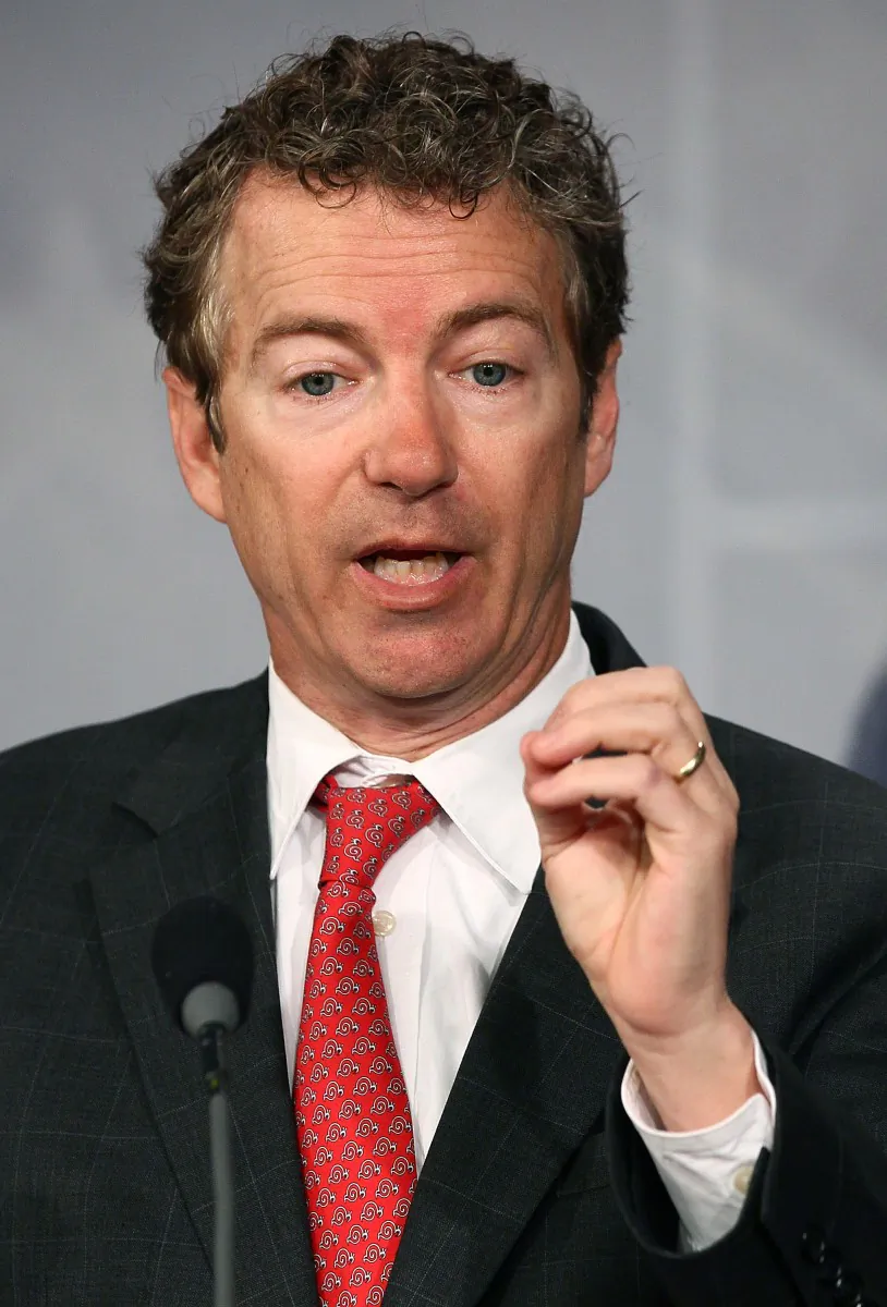 Sen. Rand Paul (R-KY) talks during a news conference on Capitol Hill March 15, in Washington. Sen. (Mark Wilson/Getty Images)
