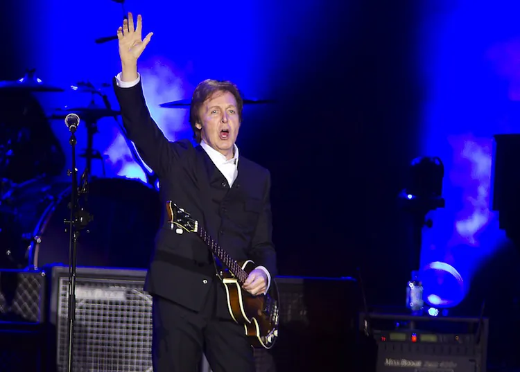 Paul McCartney performs during a concert at Ahoy in Rotterdam on March 24, 2012. (Paul Bergen/AFP/Getty Images)