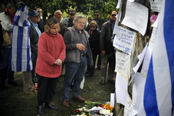 Unrest After Suicide Near Greek Parliament