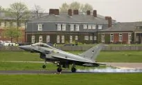 UK Air Force Jets Arrive in London