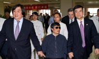 Chen Guangcheng’s Family on a Flight to the US