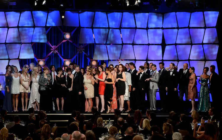 The cast and producers of General Hospital accept the award for Outstanding Drama Series onstage at the 39th Annual Daytime Entertainment Emmy Awards at the Beverly Hilton Hotel on June 23, 2012 in Beverly Hills, California. (Kevin Winter/Getty Images)