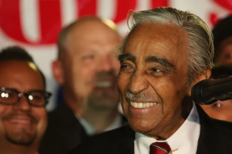 Congressman Rangel Holds Primary Night Watch Party on June 26, in New York City. (Spencer Platt/Getty Images)