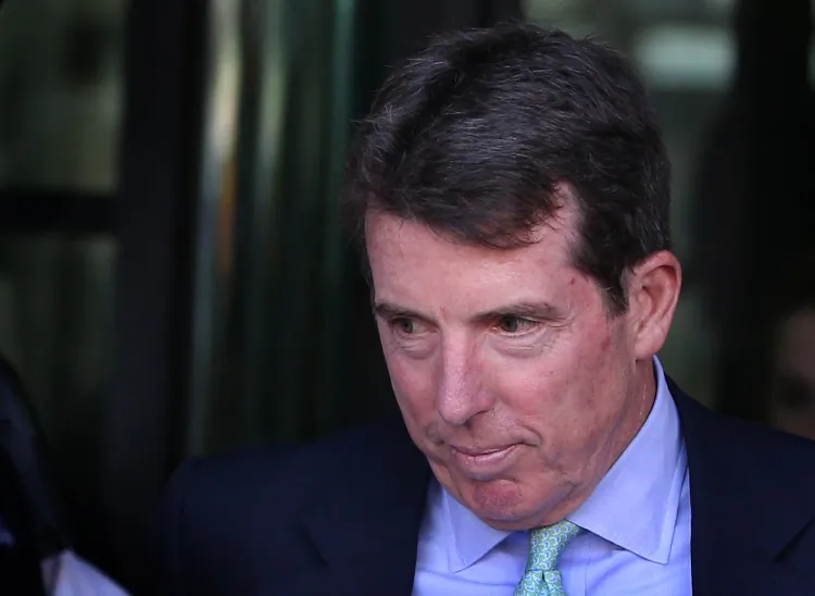 Former Barclays CEO Bob Diamond is seen after appearing before England’s Treasury Select Committee in London, July 4. Former COO Jerry del Missier testified Monday that Diamond, his former boss, told him to under report the bank’s Libor submissions. (Peter MacDiarmid/Getty Images)