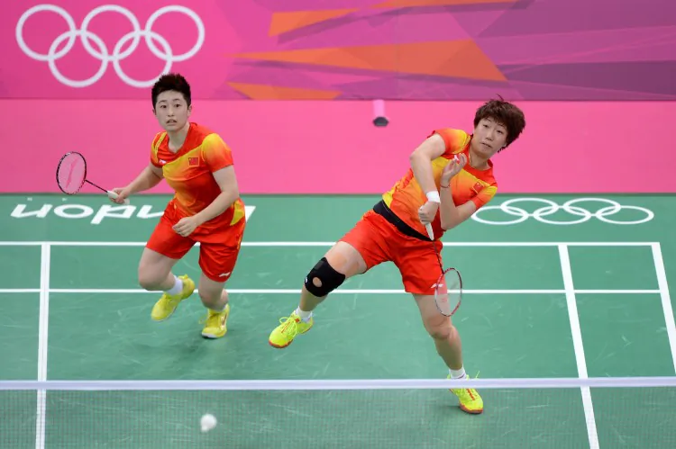 Yu Yang and Wang Xiaoli on July 28, 2012 in London, England. They faced harsh criticism from their team and Chinese media for throwing a match, but the choice was not theirs to have made.                             (Michael Regan/Getty Images)