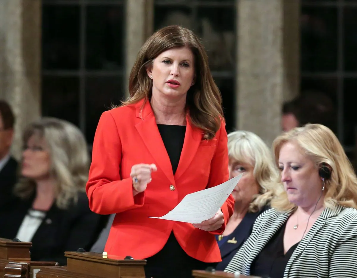 Health Minister Rona Ambrose speaks during question period in the House of Commons on June 11, 2015. Ambrose is calling on the provinces and territories to co-operate with the feds to help slash the cost of prescription drugs. (The Canadian Press/Fred Chartrand)