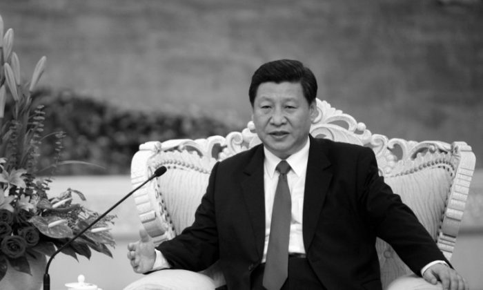 Xi Jinping in the Great Hall of the People in Beijing on Aug. 29, 2012. Xi’s views have become a matter of great interest. (How Hwee Young/AFP/Getty Images)