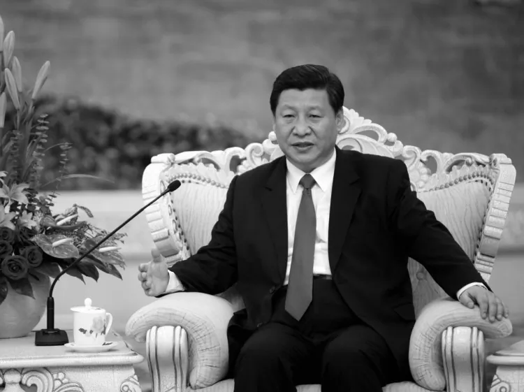 Xi Jinping in the Great Hall of the People in Beijing on Aug. 29, 2012. Xi’s views have become a matter of great interest. (How Hwee Young/AFP/Getty Images)