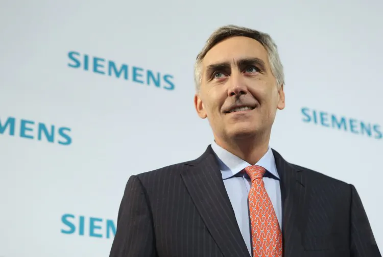 Peter Loescher, President and Chief Executive Officer of Siemens, attends the Siemens annual pres conference on November 8, 2012 in Berlin, Germany. (Sean Gallup/Getty Images for Siemens)