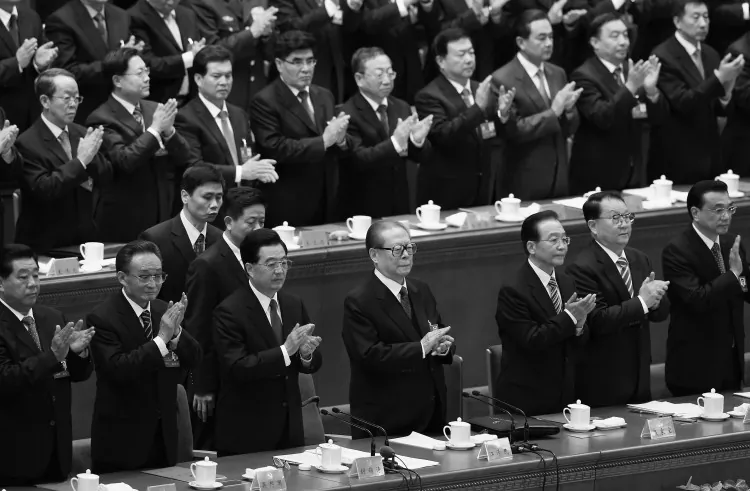 The presumptive next head of the Chinese Communist Party, Xi Jinping, attends the opening session of the 18th Party Congress on Nov. 8, in Beijing, China. Xi's new role is expected to be made official on Nov. 15. (Feng Li/Getty Images)