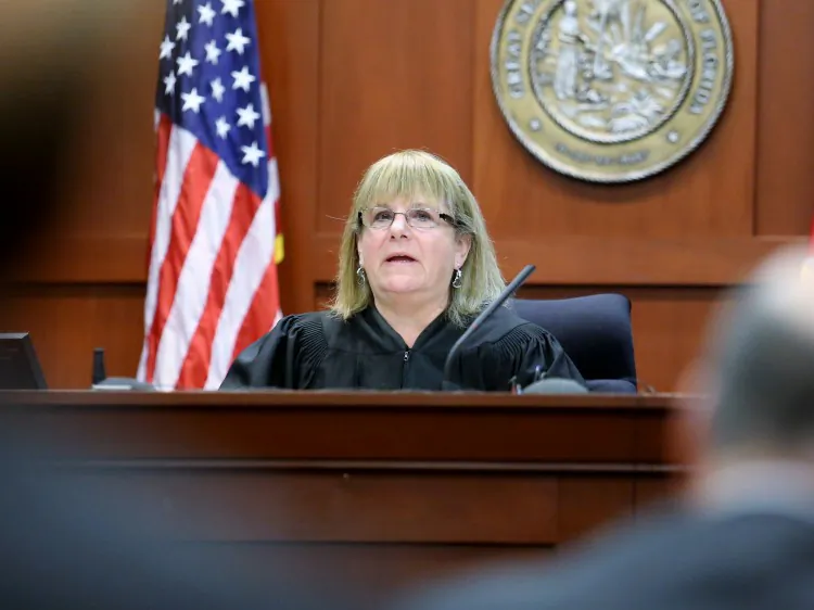 Judge Debra Nelson addresses the court in Sanford, Fla., on Feb. 22,2013. (Joe Burbank-Pool/Getty Images)