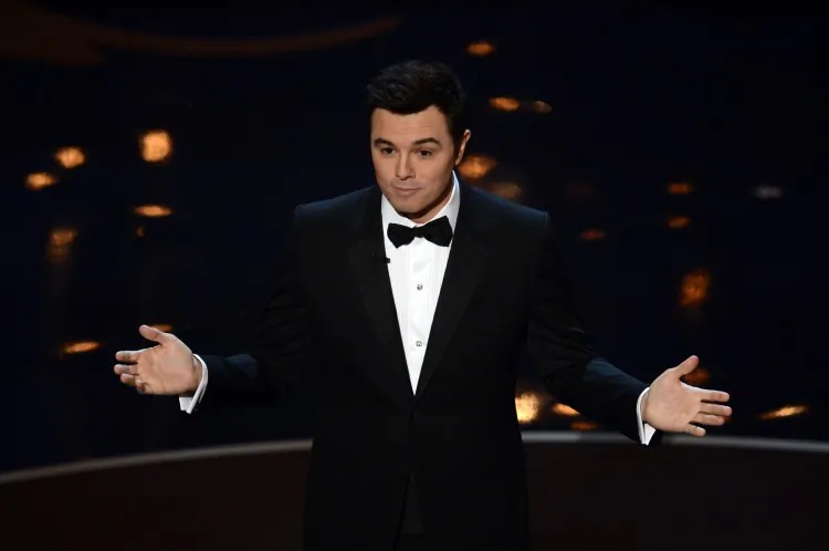 Seth MacFarlane onstage during the Oscars held at the Dolby Theatre on February 24, 2013 in Hollywood, California. (Kevin Winter/Getty Images)