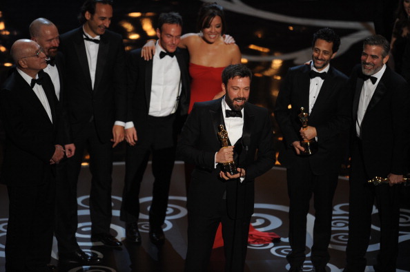 Oscar Winners 2013: "Argo" director Ben Affleck accepts the Oscar for Best Movie onstage at the 85th Annual Academy Awards on Feb. 24, 2013 in Hollywood, California. (Robyn Beck/AFP/Getty Images)