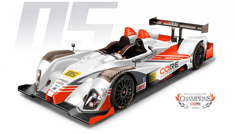 The #05 Core Oreca waits to take the track at the ALMS Sebring Winter Test, Feb. 7. (James Fish/The Epoch Times)