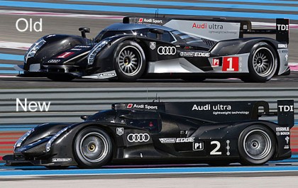 1LSideAudiAG The old and the new from the side. (Audi Motorsport)