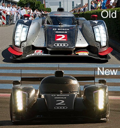1NoseAudiAG The old and the new from the front. (Audi Motorsport)