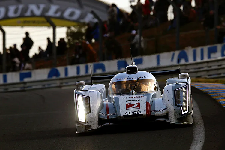 Barring accident, either the #1 Audi hybrid or the #2 will win the 80th Le Mans 24. (Audi Motorsport)