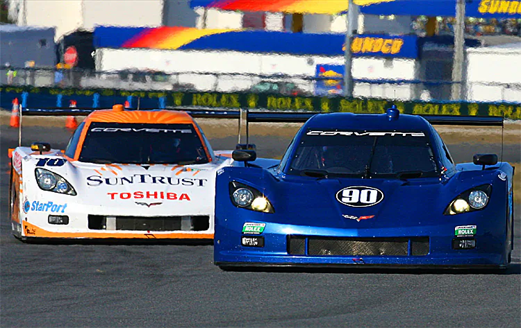 The Telex cars will be pushing—or leading—the Corvette DPs throughout the 24-hour race. (Grand-Am.com)