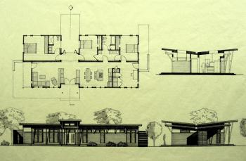 Although the i-house 2.0 is still in concept form, it will include a modern, open floor plan with distinct public and private sectors and wide hallways. (Courtesy of Clayton Homes) Although the i-house 2.0 is still in concept form, it will include a modern, open floor plan with distinct public and private sectors and wide hallways. (Courtesy of Clayton Homes)