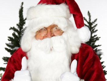 Santa gives the thumbs up for some hot gifts. (Photos.com)