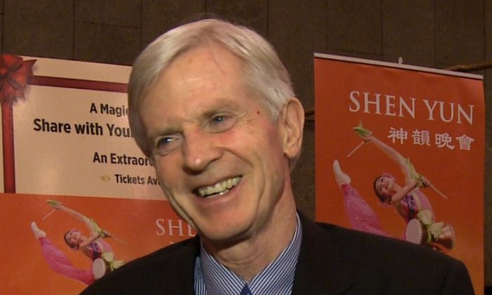 David Kilgour, former Secretary of State, attended Shen Yun Performing Arts at the National Arts Centre in Ottawa on Dec. 20. (Courtesy of NTDTV)