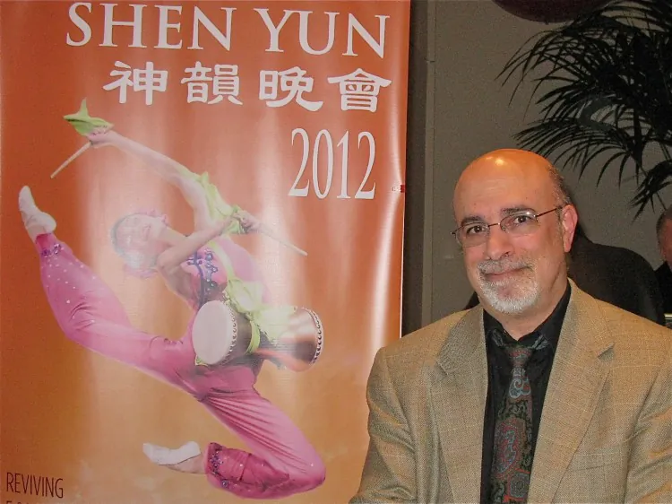 Ralph Hammann attended the Shen Yun performance in Worcester, on Dec.30. (Timothy Pi/The Epoch Times)