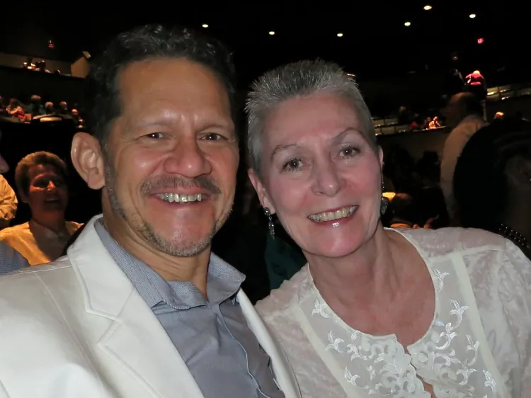Ron and Kathleen Jones, owners of Columbia County Ballet in Evans, Ga., for 28 years, attend Shen Yun in Augusta, Ga., on Jan. 31.(Sally Sun/The Epoch Times)