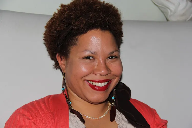 Cheryl Contee, co-founder of the blog Jack and Jill Politics. (Christian Watjen/The Epoch Times)