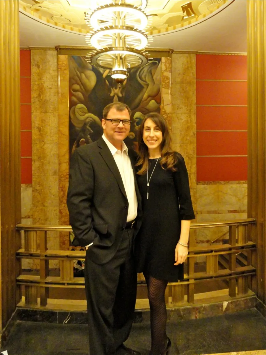 James Pippenger and Jody Krukowski attend Shen Yun at the Kansas City Music Hall, on Jan. 31. (Catherine Wen/The Epoch Times)